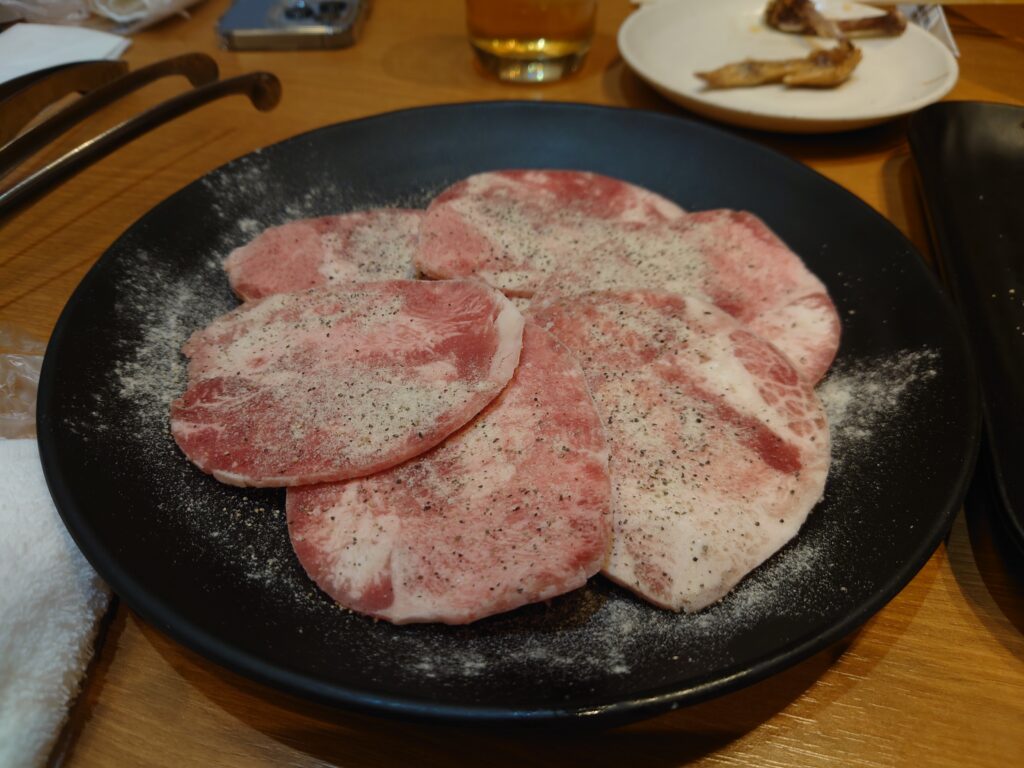 赤から　料理　焼き肉　牛タン
