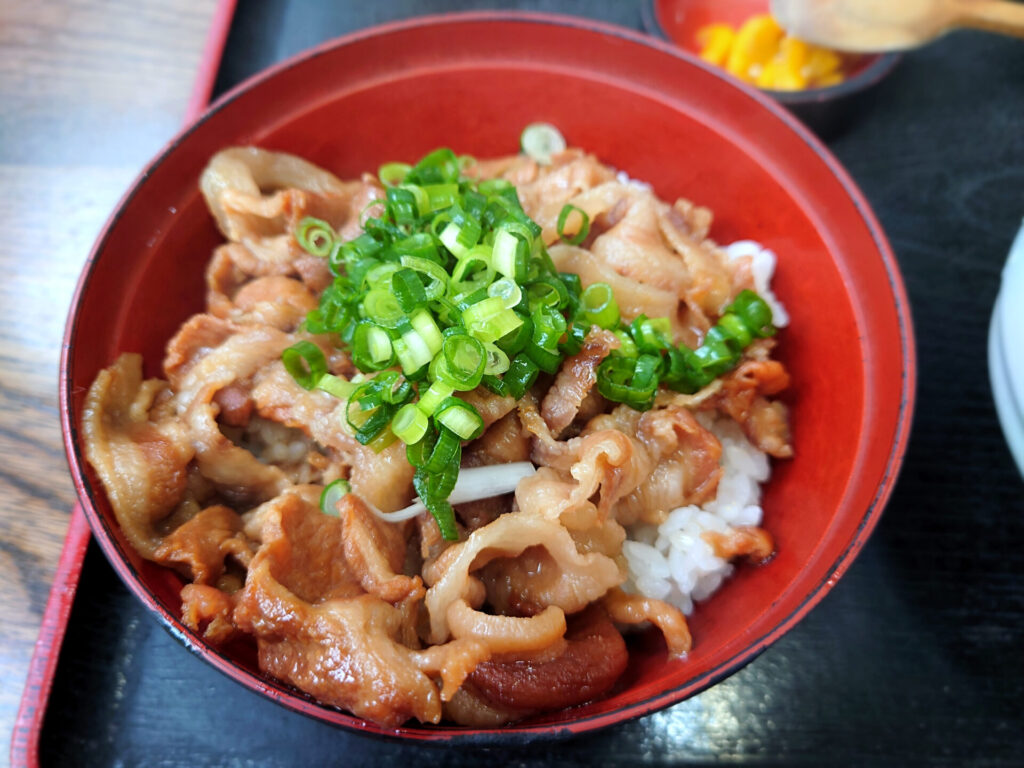 さぬきうどん三よし　ランチ　豚丼