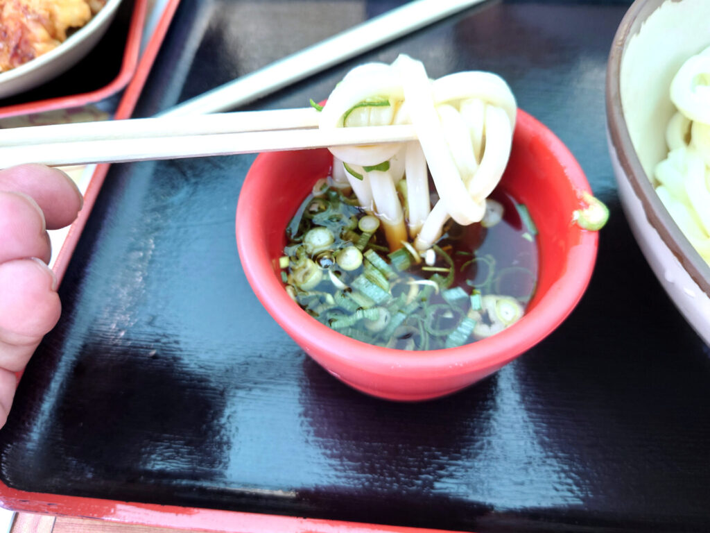 高松うどん　手打うどん上田　つけうどん