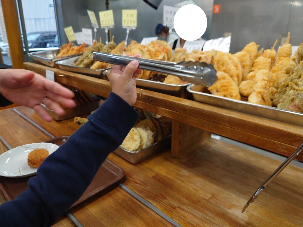 高松うどん　上原屋本店　天ぷら