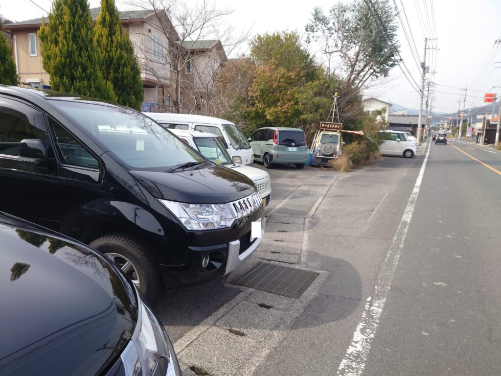 ソウルフードカフェかもめ　駐車場