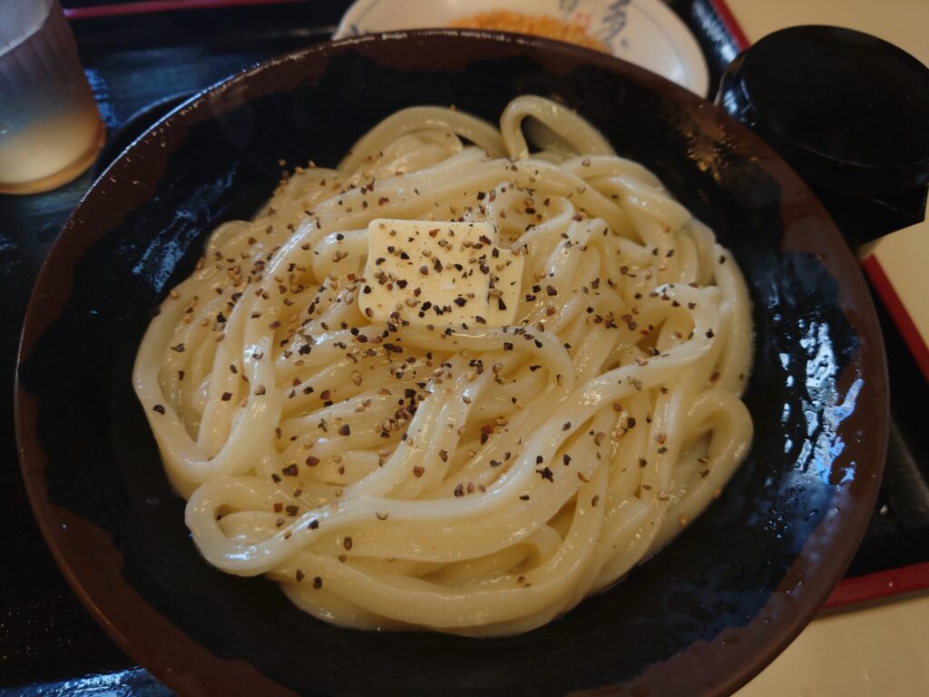 手打ち十段うどんバカ一代　高松うどん　人気讃岐うどん　釜バターうどん