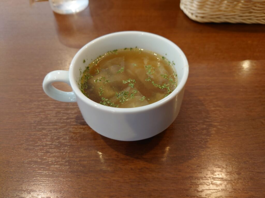 宇多津町カフェ　はまきた珈琲　メニュー　ランチ　スープ