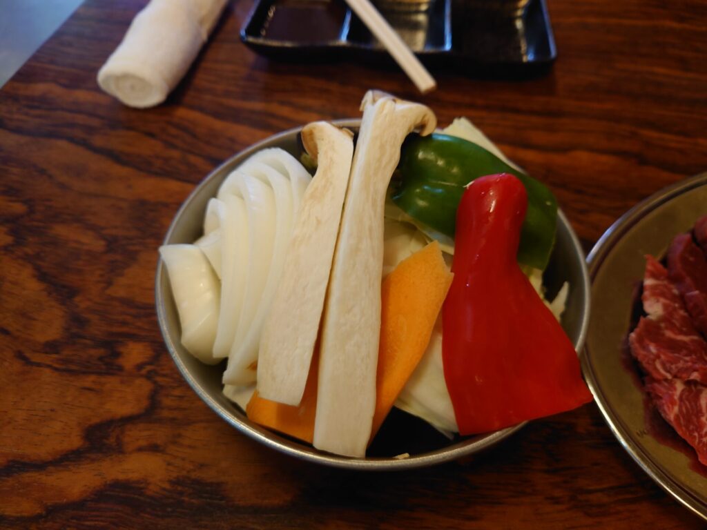 高松焼肉　焼肉カワシマ　野菜