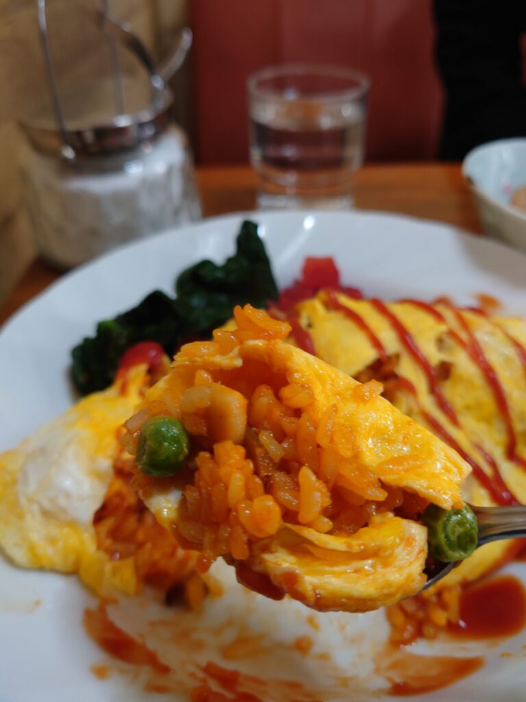 善通寺カフェ　寿苑　メニュー　オムライス