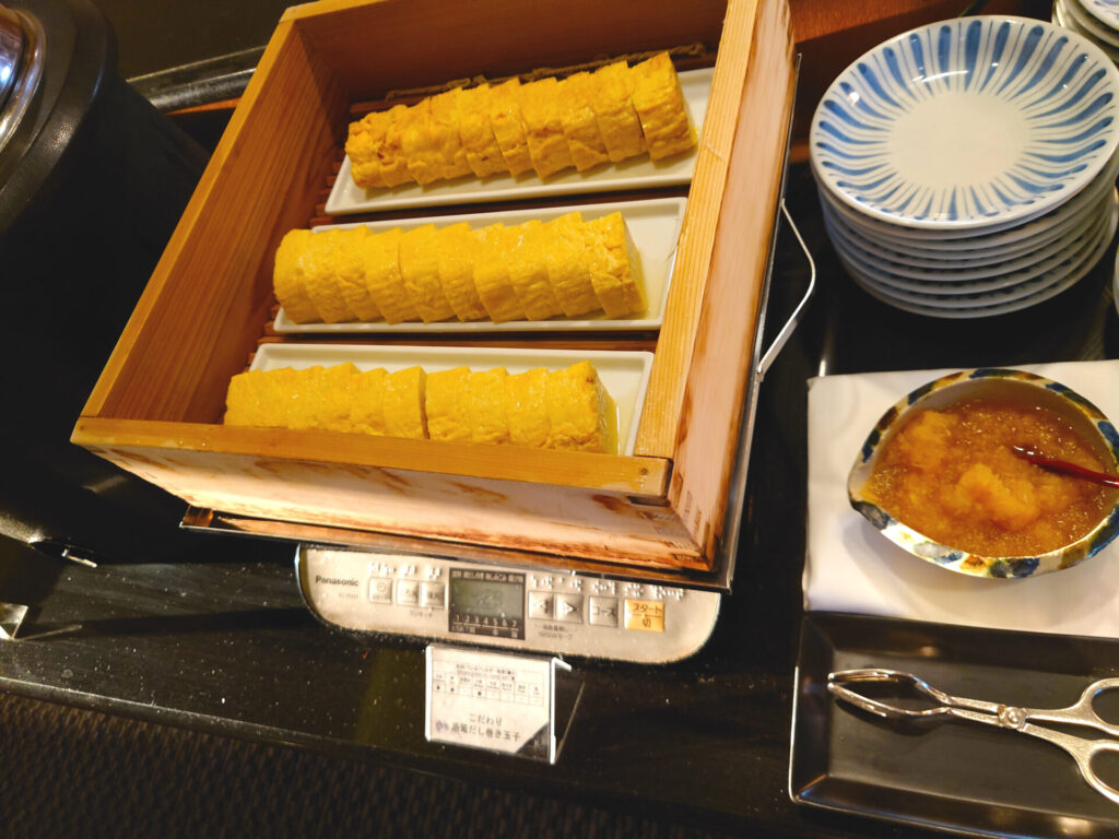 ルネッサンスリゾートオキナワ　寿司バーロイズ　夕食　出汁巻き玉子
