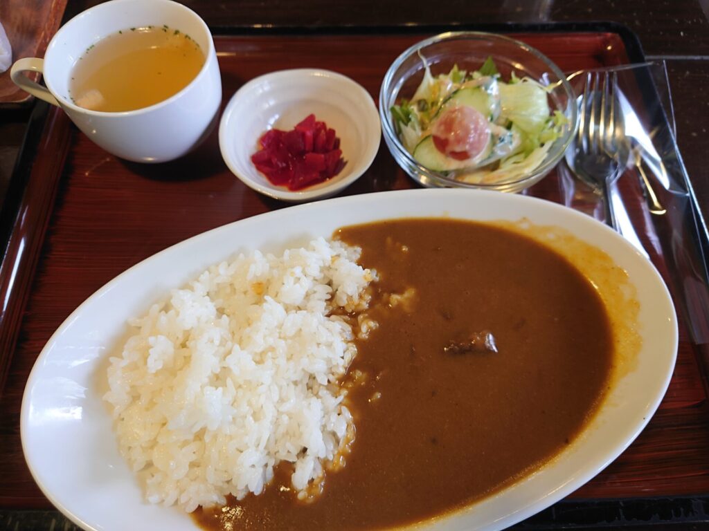 逸珈琲牛すじカレーセット