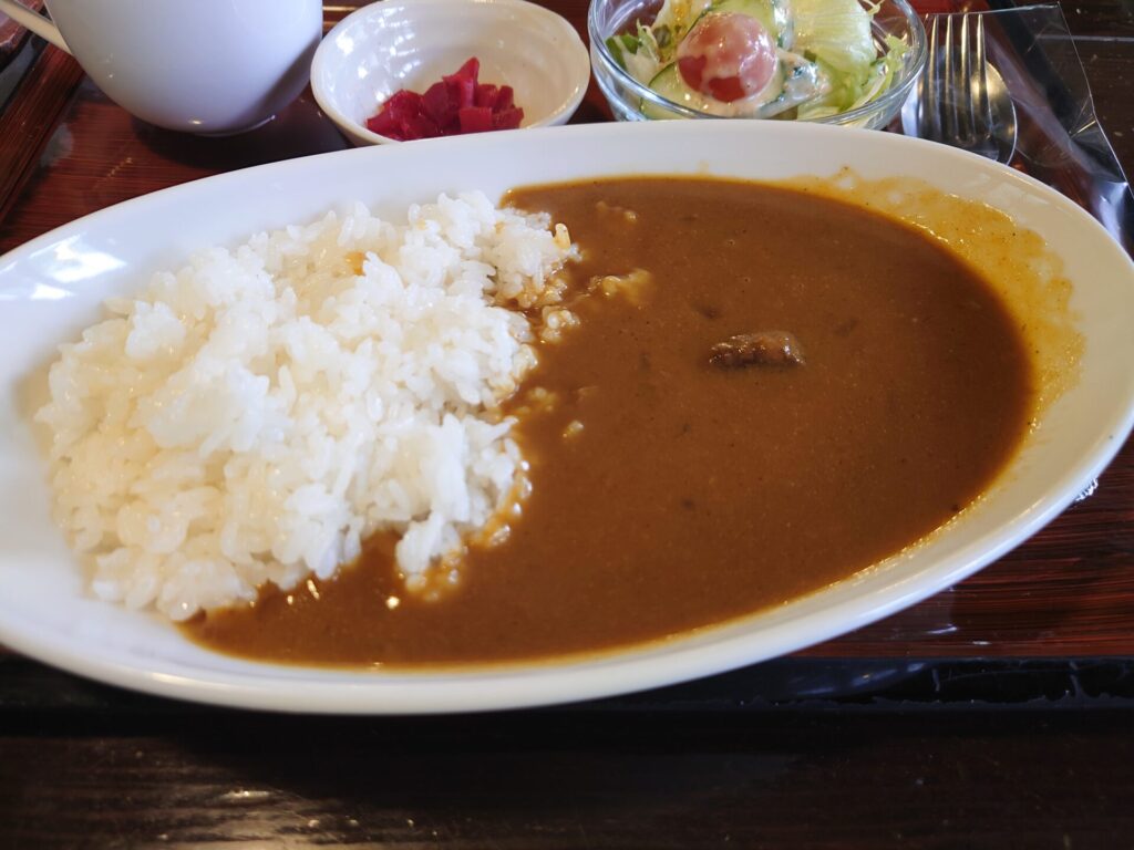 逸珈琲牛すじカレーセット