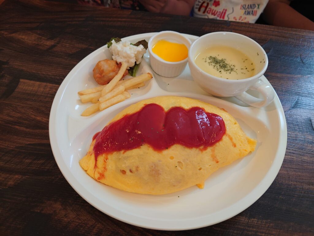 洋食屋チンパンジーわんぱくプレート