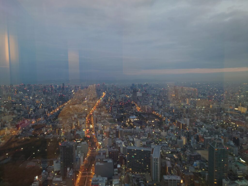 大阪旅行　大阪マリオット都ホテル　景色