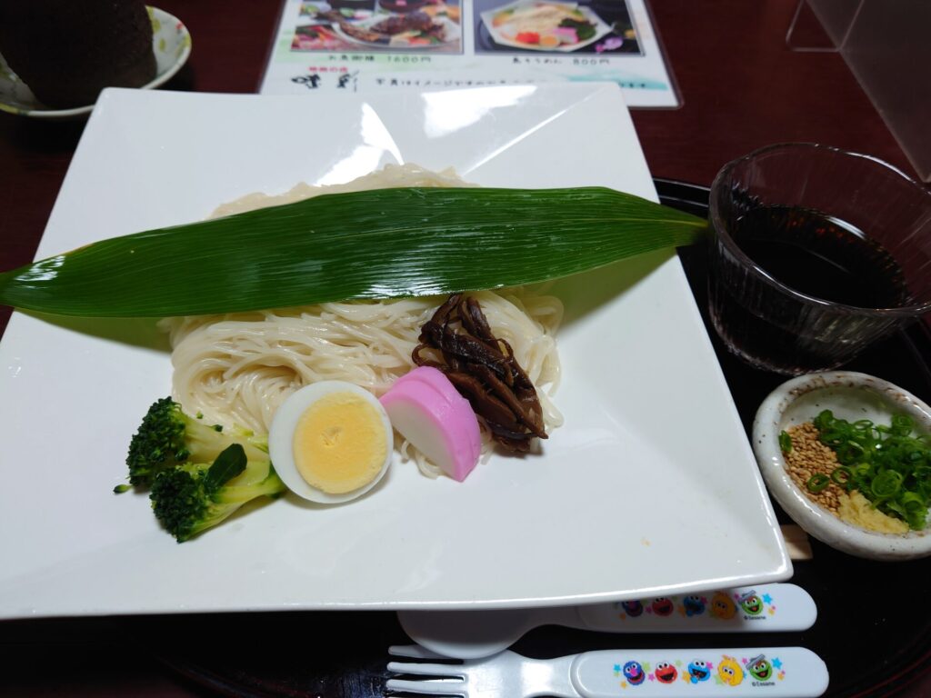 小豆島ランチ　地魚の店味彩　素麺