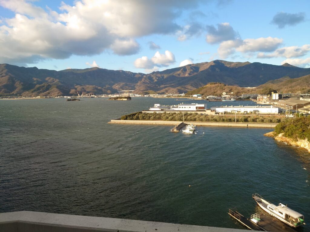 小豆島旅行　ベイリゾートホテル小豆島　部屋からの景色