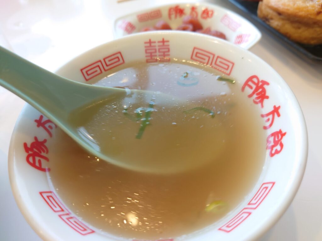 愛媛豚太郎砥部店　中華スープ