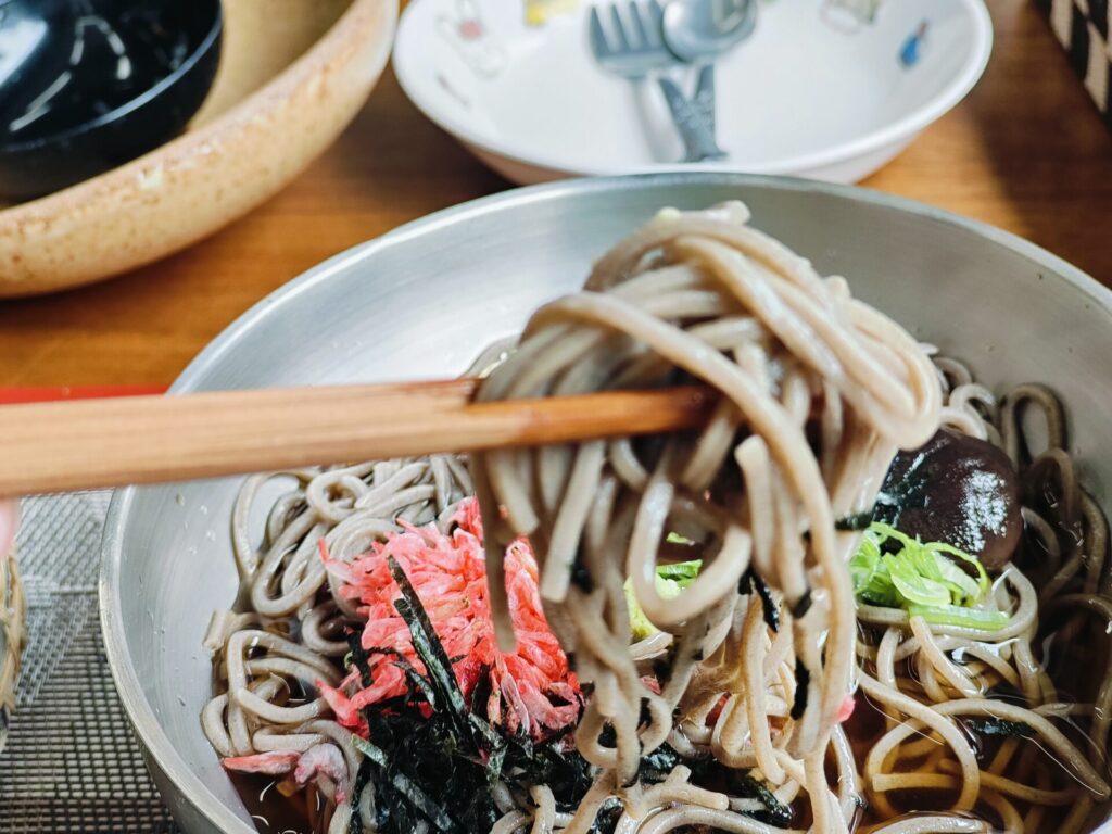 マイントピア別子　レストランもりの風　ランチ　限定ランチ　蕎麦