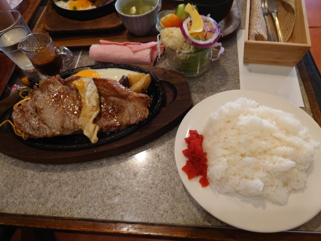 善通寺カフェ　善通寺レトロカフェ　カフェテリア　サーロインステーキ