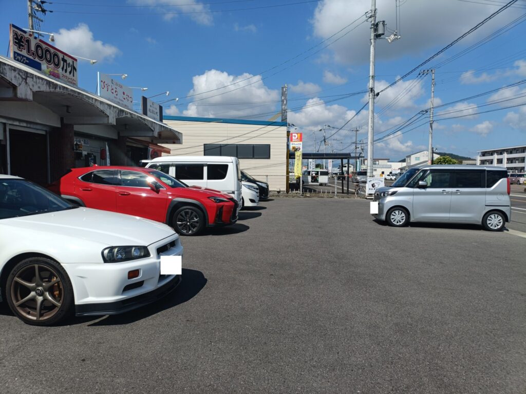 珈琲とサンドイッチの店くるみ　駐車場