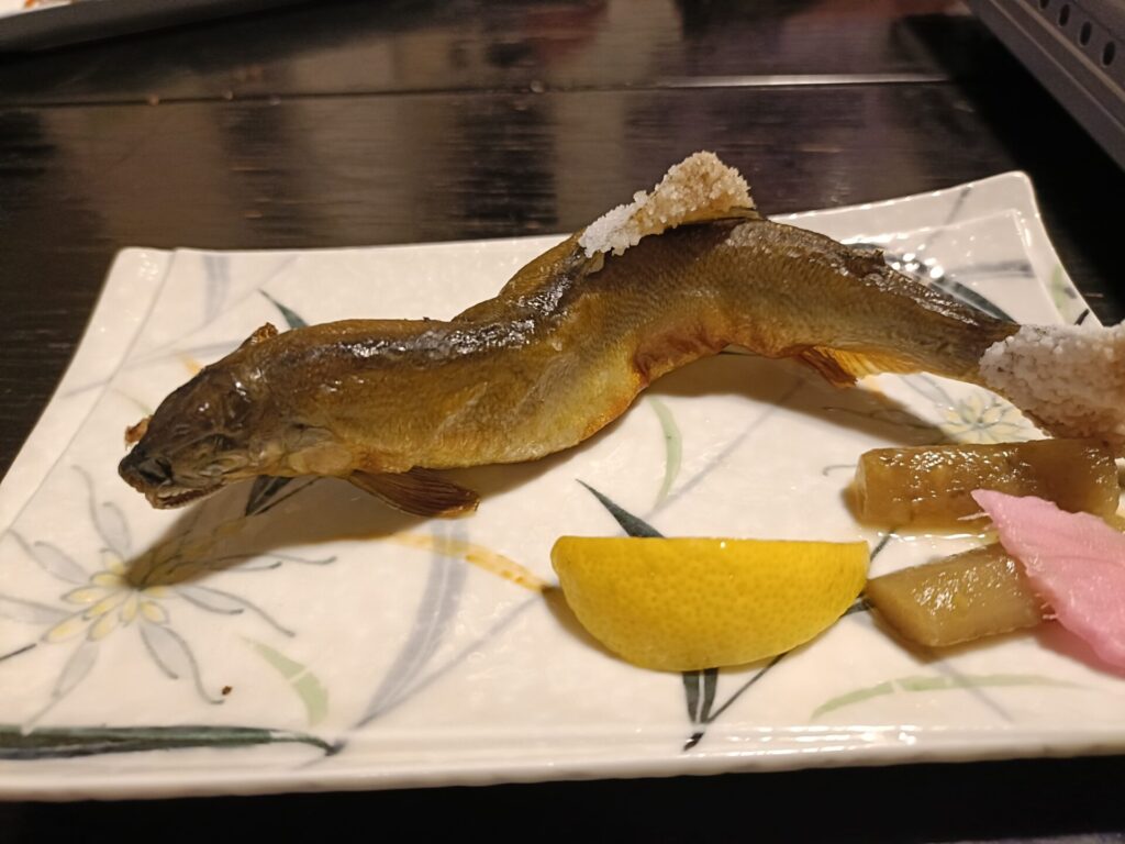 ゆふいん亭　夕食　かも鍋会席　焼物