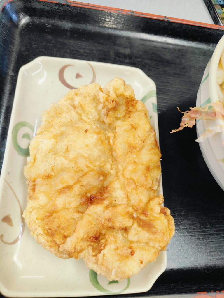 高松うどんブログ　愉楽家　ゆらくや高松　とり天