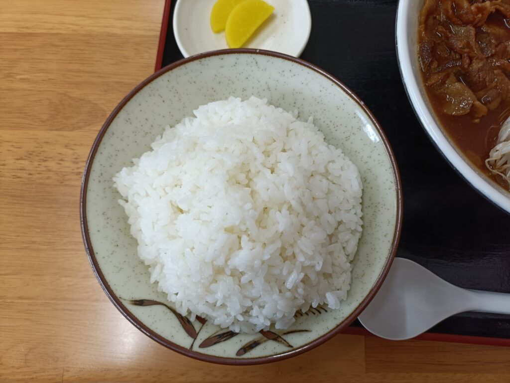 徳島ラーメン　中華そばヤマキョウ　ご飯