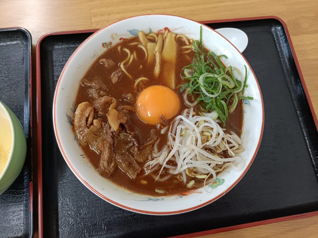 徳島ラーメン　中華そばヤマキョウ　中華そば玉子入り