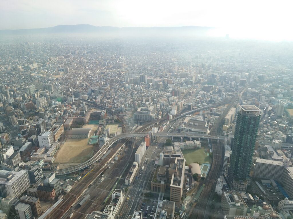 大阪旅行　大阪マリオット都ホテル　あべのハルカス展望台