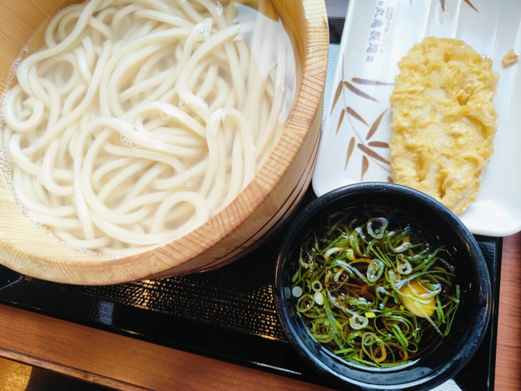 高松うどん　丸亀製麵　釜あげうどん