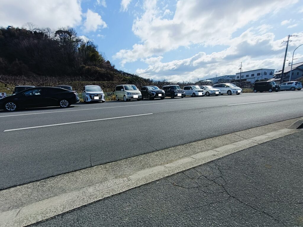 高松うどん　はな庄うどん　駐車場