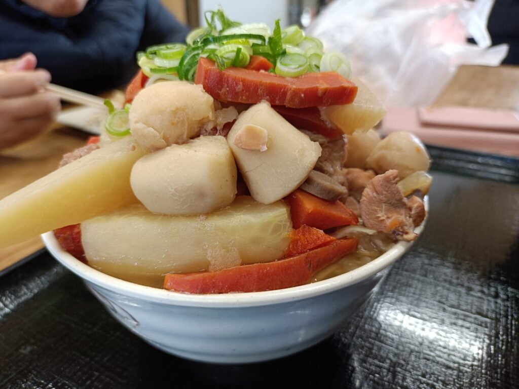 高松うどん　はな庄うどん　しっぽくうどん