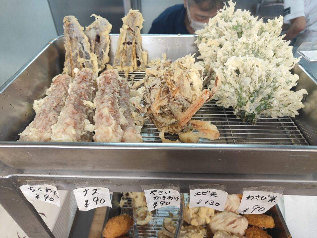 高松市うどん やま家 天ぷら