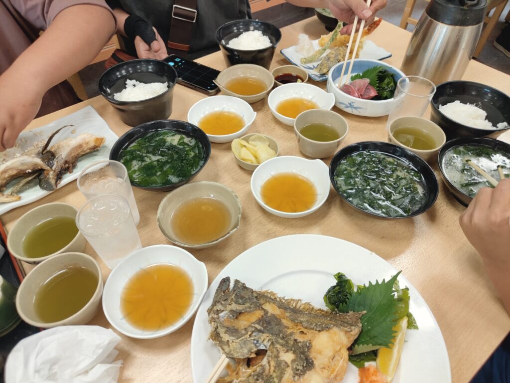 徳島グルメ　活魚料理びんび家　ランチ