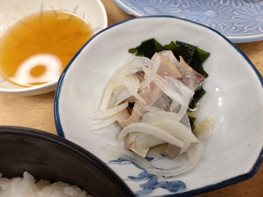 徳島グルメ　活魚料理びんび家　おまかせ定食　本日の1品