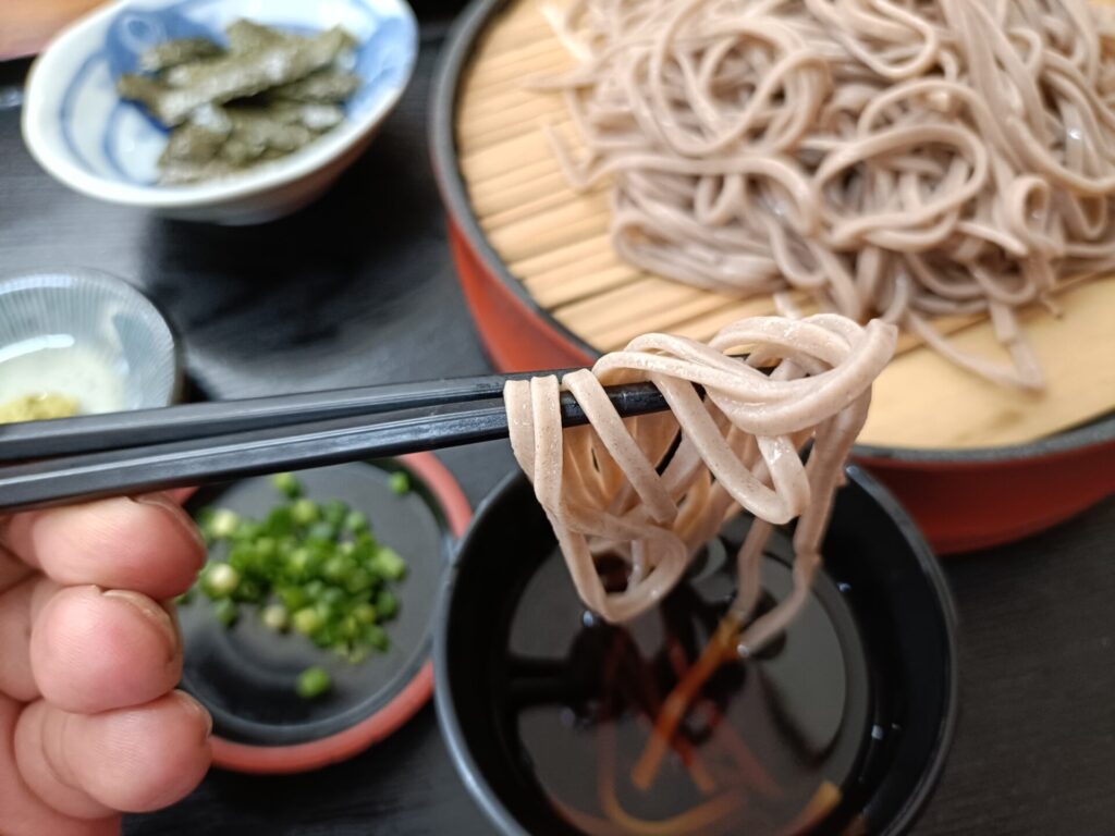 大分名物だんご汁　味処よね田　メニュー　ざるそば