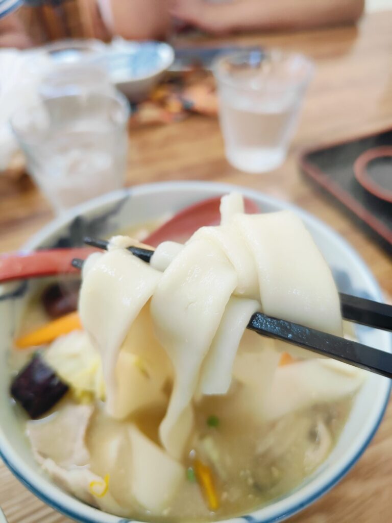 大分名物だんご汁　味処よね田　メニュー　だんご汁