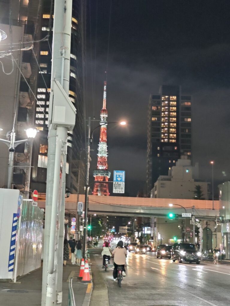 アパホテル六本木駅東 周辺景色 東京タワー