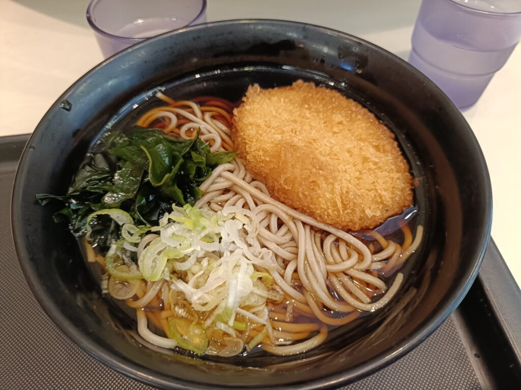 名代富士そば 六本木 コロッケそば