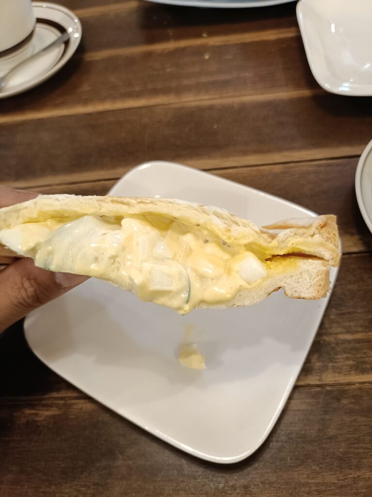 アンデルセンモーニング　ホットサンド