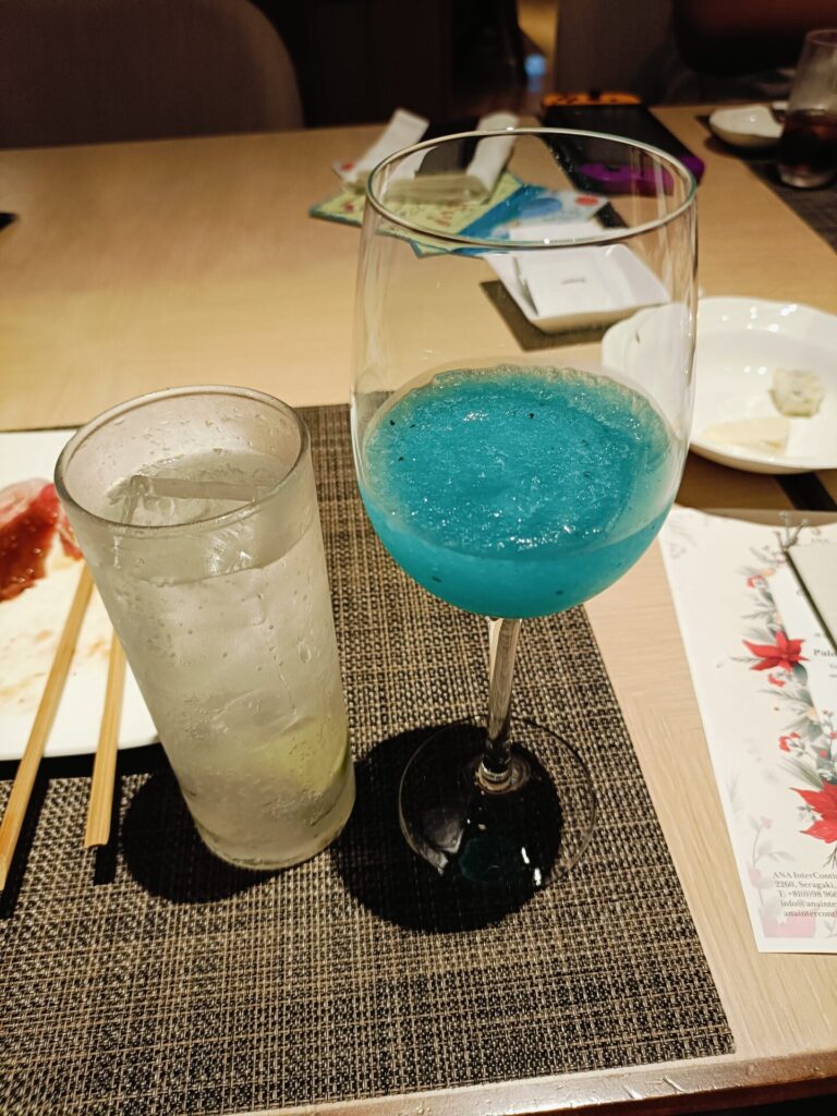 ANAインターコンチネンタル万座ビーチリゾート　クラブラウンジ　イブニングカクテルタイム