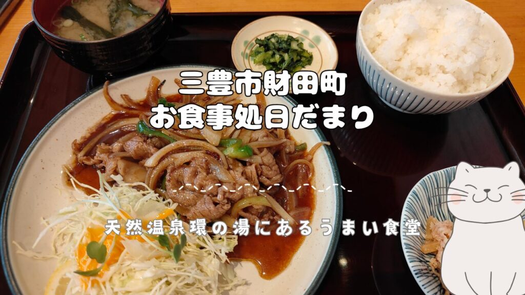 環の湯 食事 お食事処日だまり