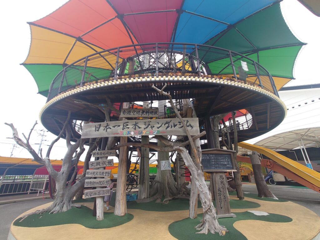 高知旅行　創造広場アクトランド　高知遊びスポット　ジャングルジム
