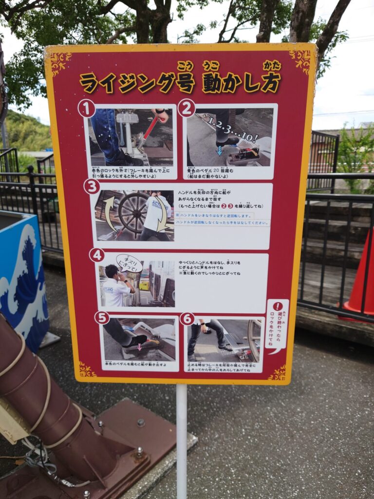 高知旅行　創造広場アクトランド　高知遊びスポット　ライジング号