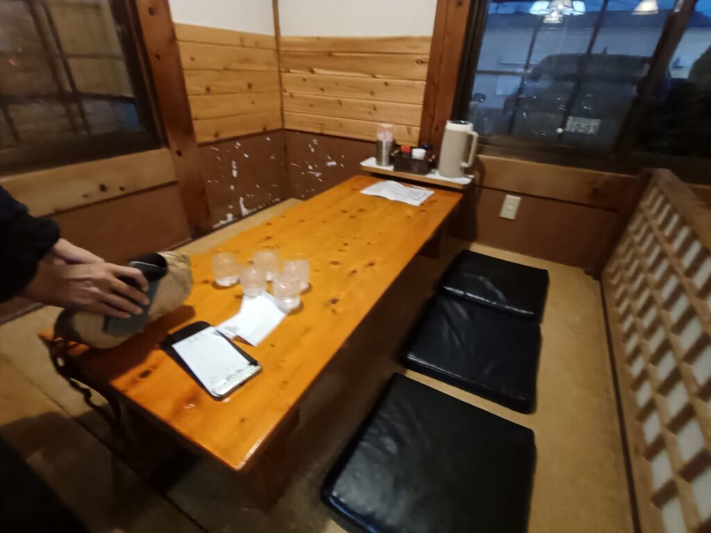 自由軒大津店 お店の雰囲気 お座敷