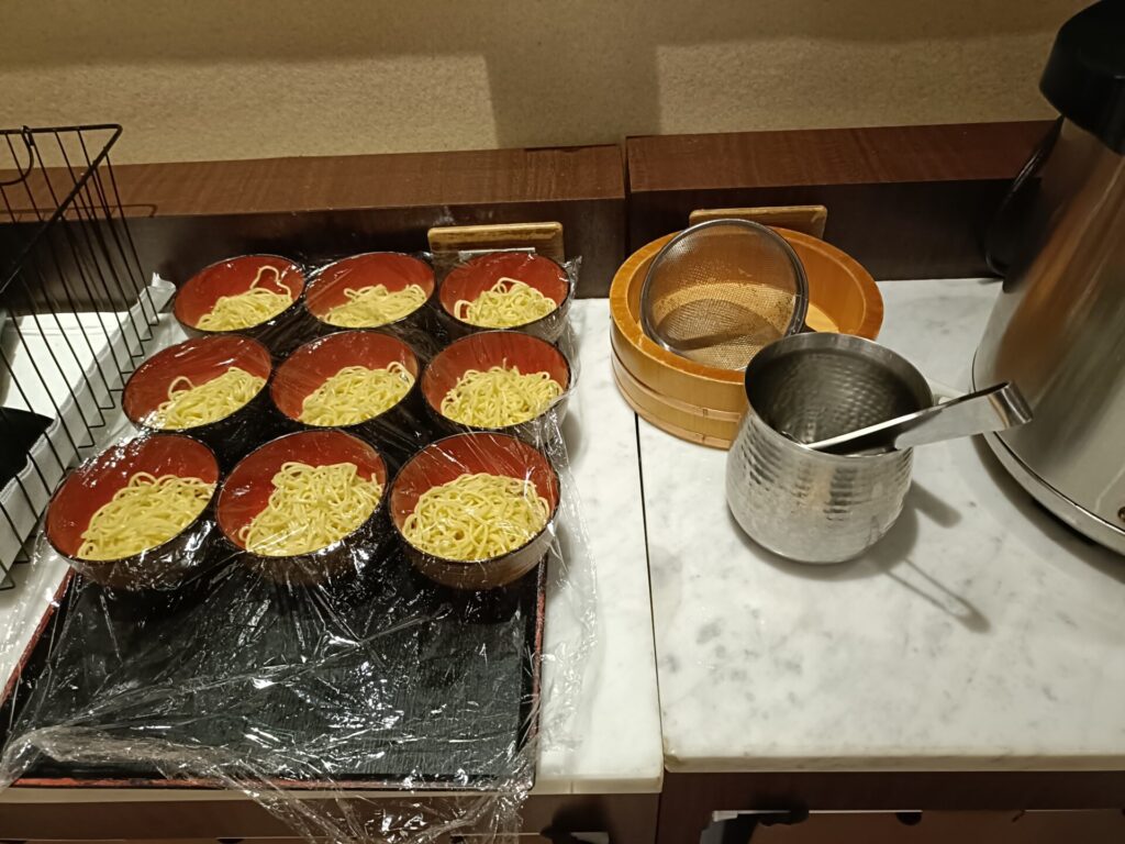 和歌山旅行　とれとれヴィレッジ　パンダヴィレッジ　とれとれ亭　夕食　ディナーバイキング　ラーメン