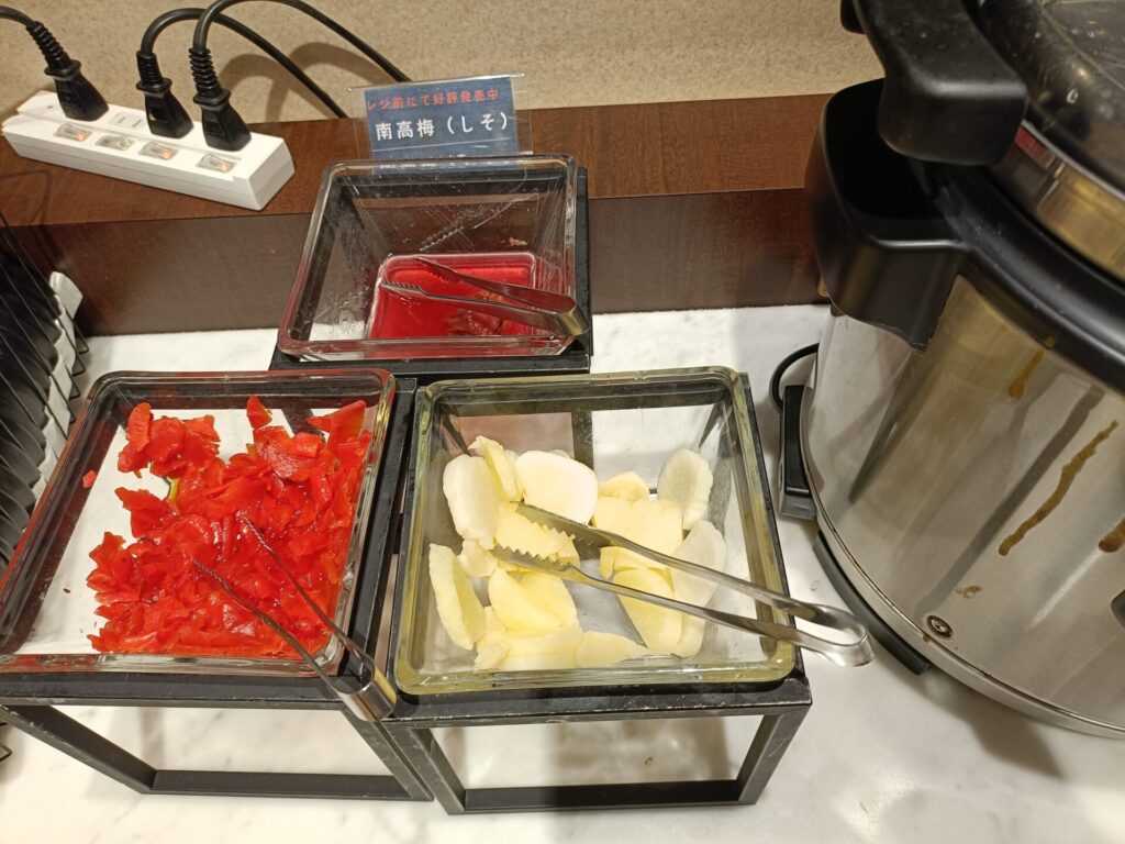 和歌山旅行　とれとれヴィレッジ　パンダヴィレッジ　とれとれ亭　夕食　ディナーバイキング