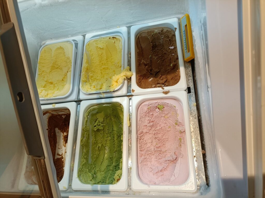 和歌山旅行　とれとれヴィレッジ　パンダヴィレッジ　とれとれ亭　夕食　ディナーバイキング　デザート