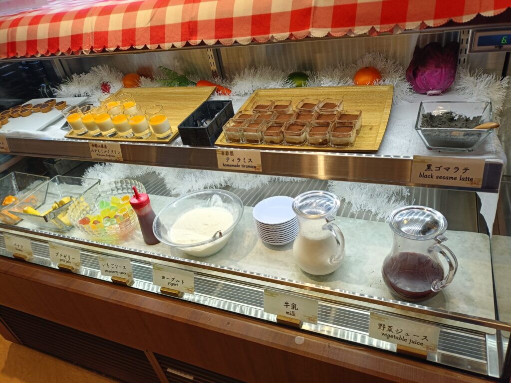 とれとれヴィレッジ　パンダヴィレッジ　とれとれ亭　朝食　モーニング　料理