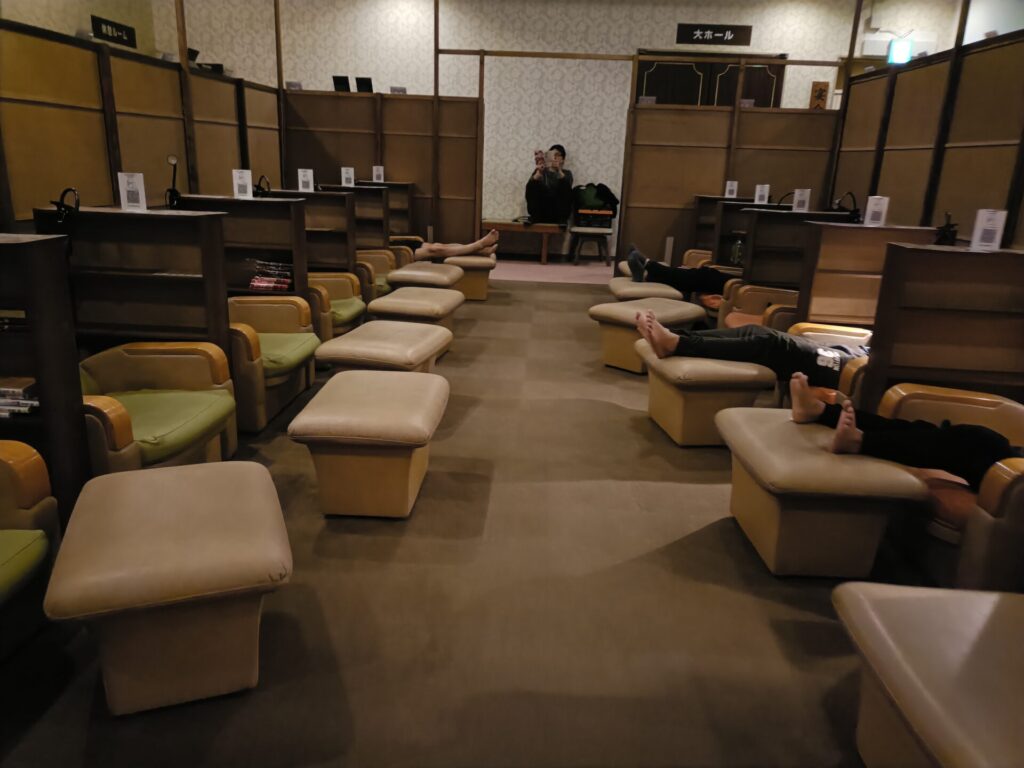 香川温泉 スーパー銭湯 四国健康村 休憩所