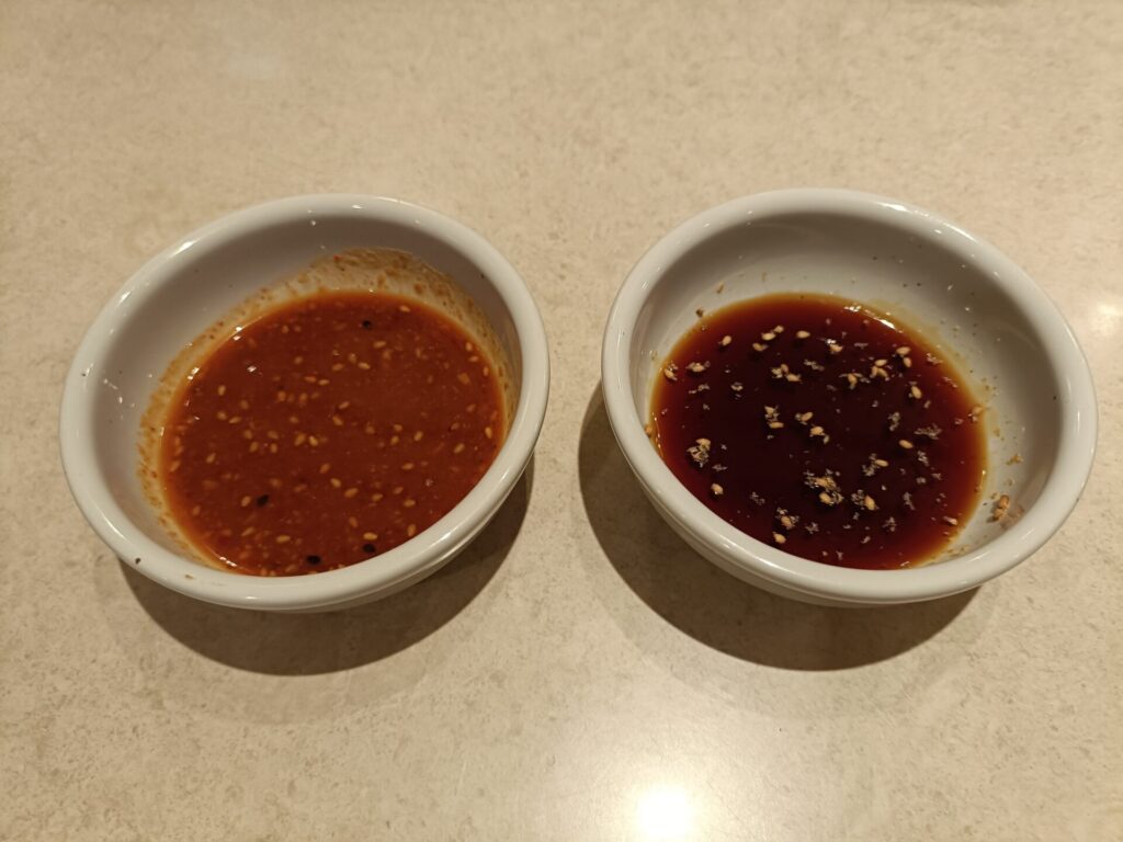 高松焼肉グルメ　焼肉丸惠（まるえ）松縄店　ミソだれ　子ども用たれ