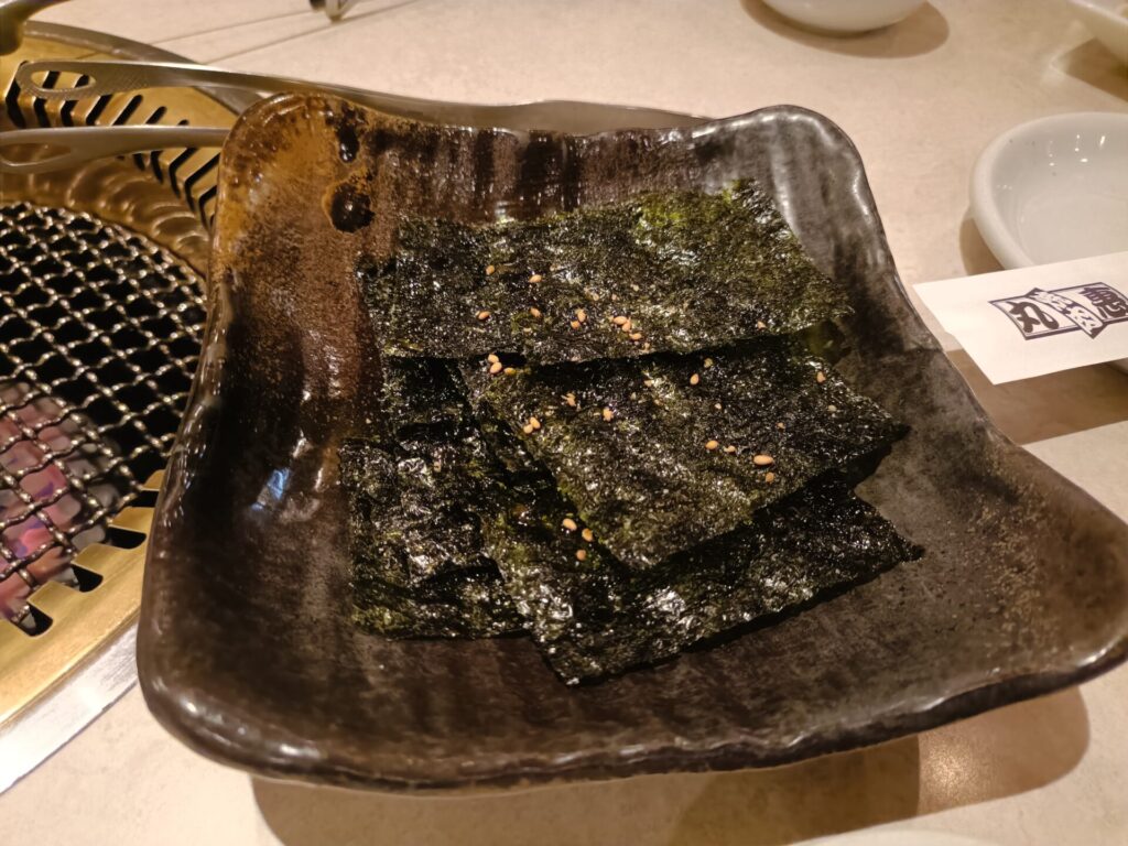 高松焼肉グルメ　焼肉丸惠（まるえ）松縄店　韓国のり