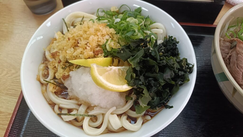 高松うどん　製麺七や西植田店　ぶっかけうどん