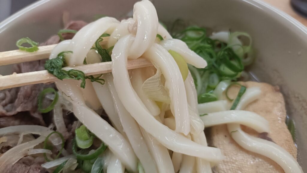 高松うどん　製麺七や西植田店　牛肉うどん